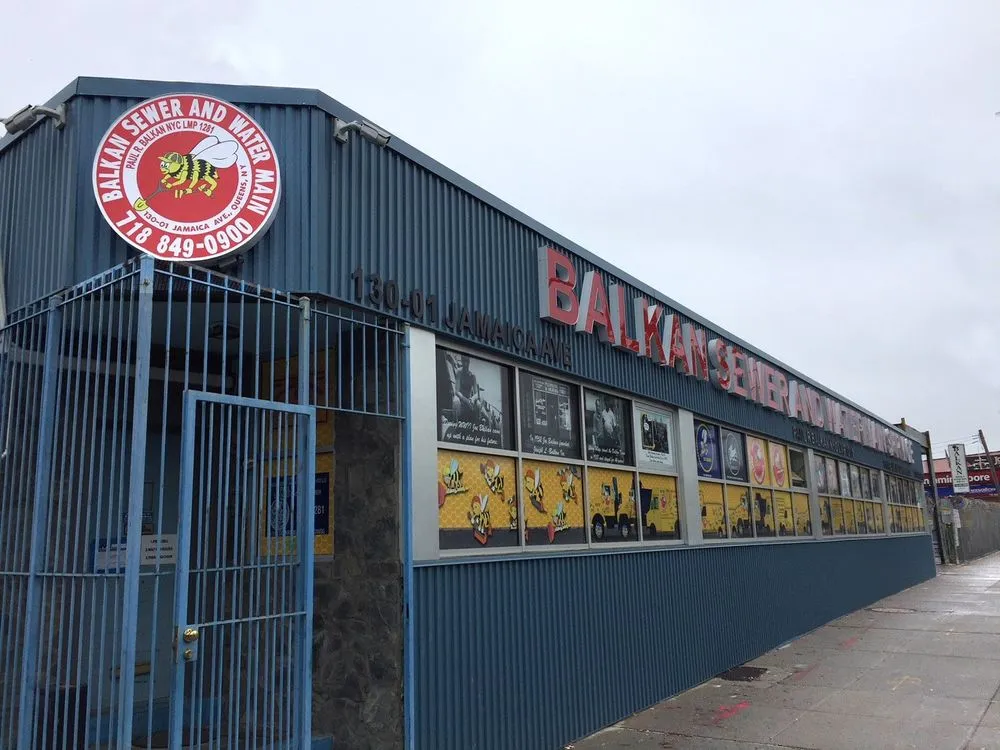 Slide of Balkan Sewer & Water Main