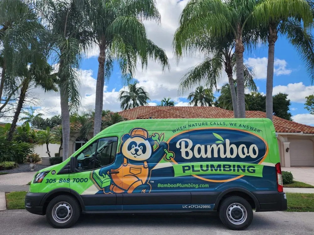 Slide of Bamboo Plumbing