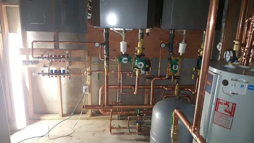 Slide of Bamboo Plumbing