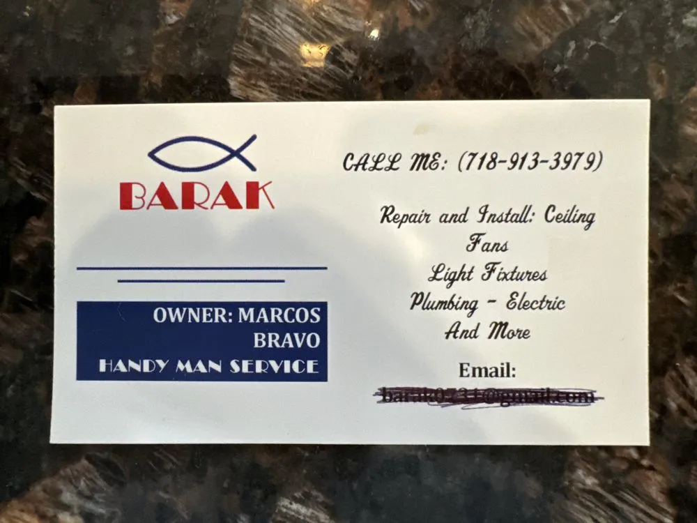 Slide of Barak Handy Man Service