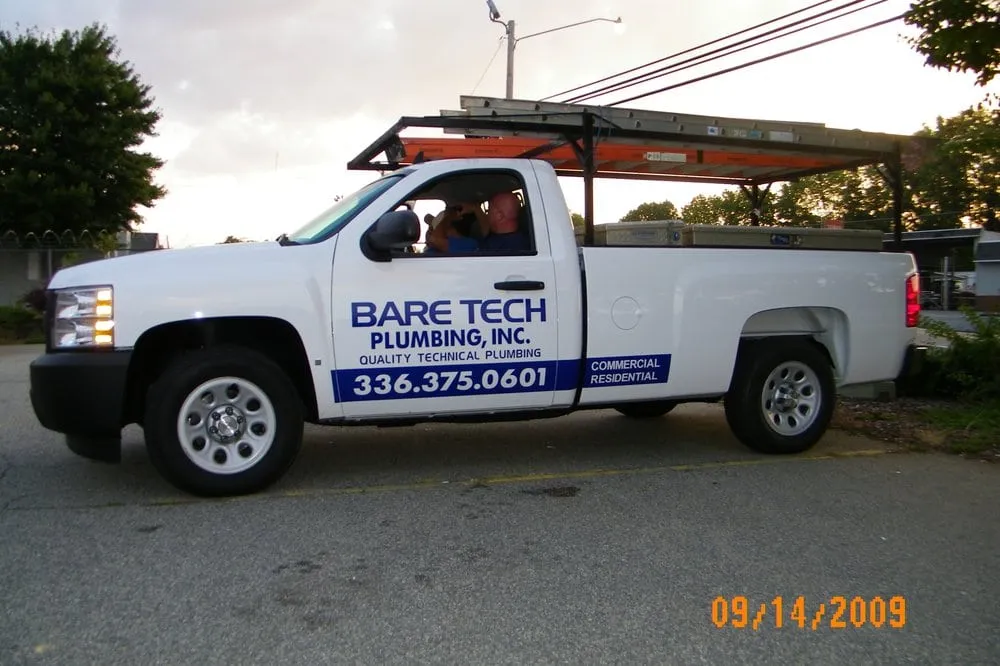 Slide of Bare Tech Plumbing