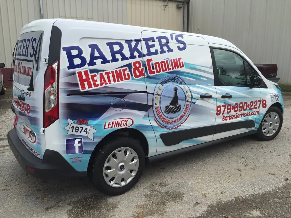 Slide of Barker's Cooling Heating & Plumbing