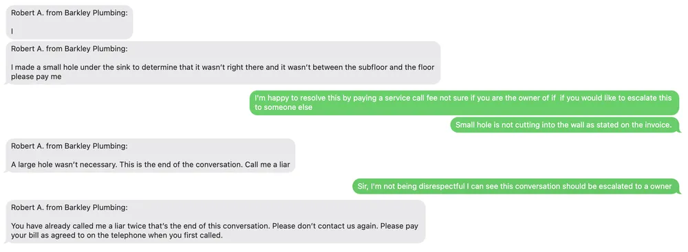 Slide of Barkley Plumbing