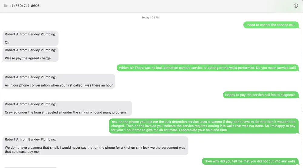 Slide of Barkley Plumbing