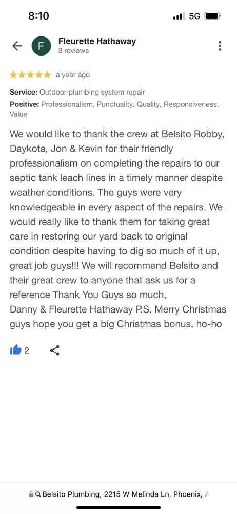 Slide of BarnesandVarner Plumbing