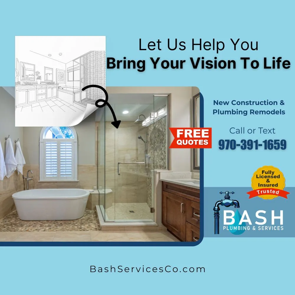 Top-rated plumbing repair for homes in Fort Collins, CO by BASH Plumbing and Services