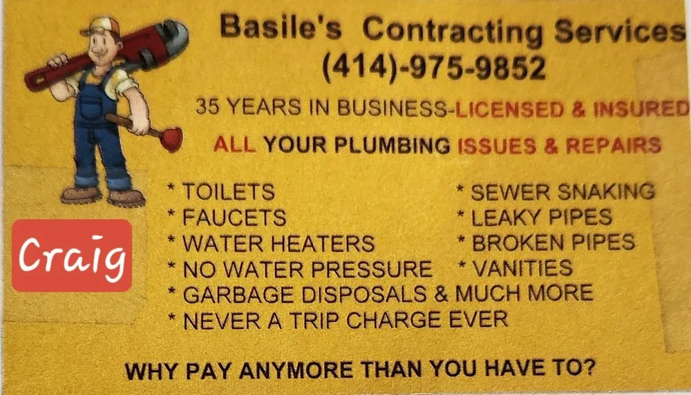 Slide of Basiles Contracting Services