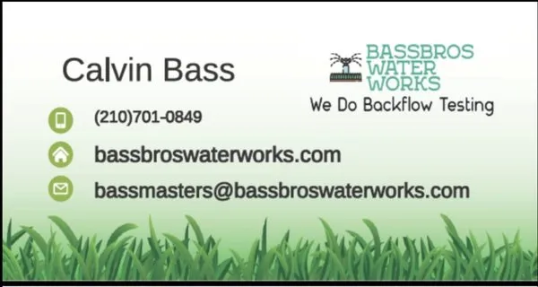 BassBros Water Works Logo