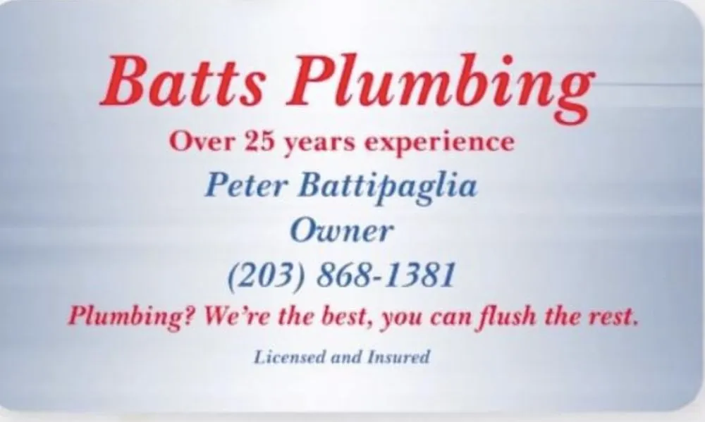 Slide of Batts Plumbing