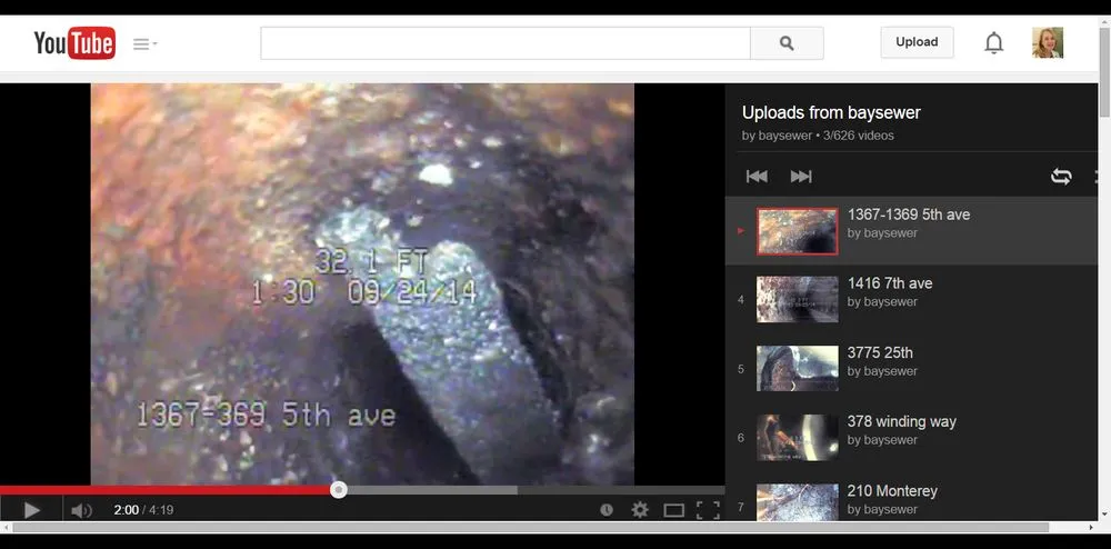 Slide of Bay Area Sewer Inspections