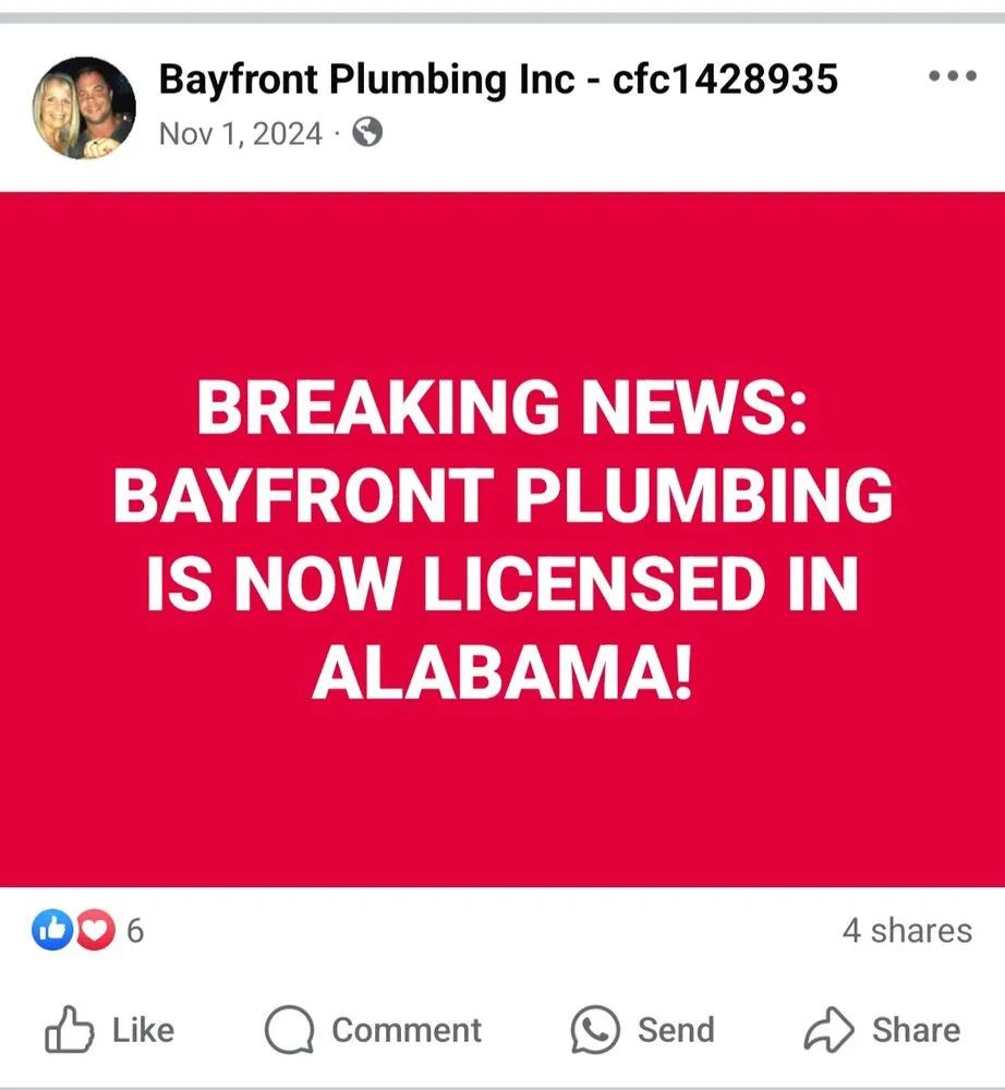 Slide of Bayfront Plumbing