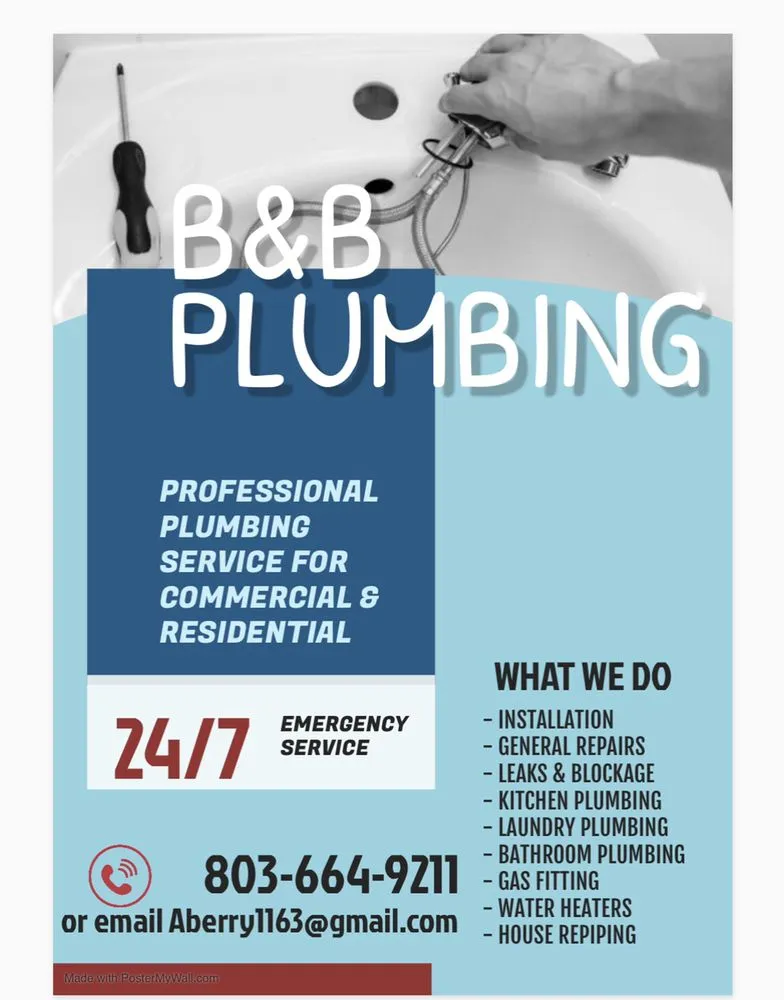 Top-rated drain cleaning service in Neeses, SC - B&B Plumbing