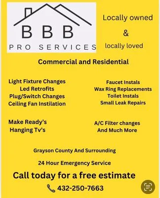 BBB Pro Services Logo