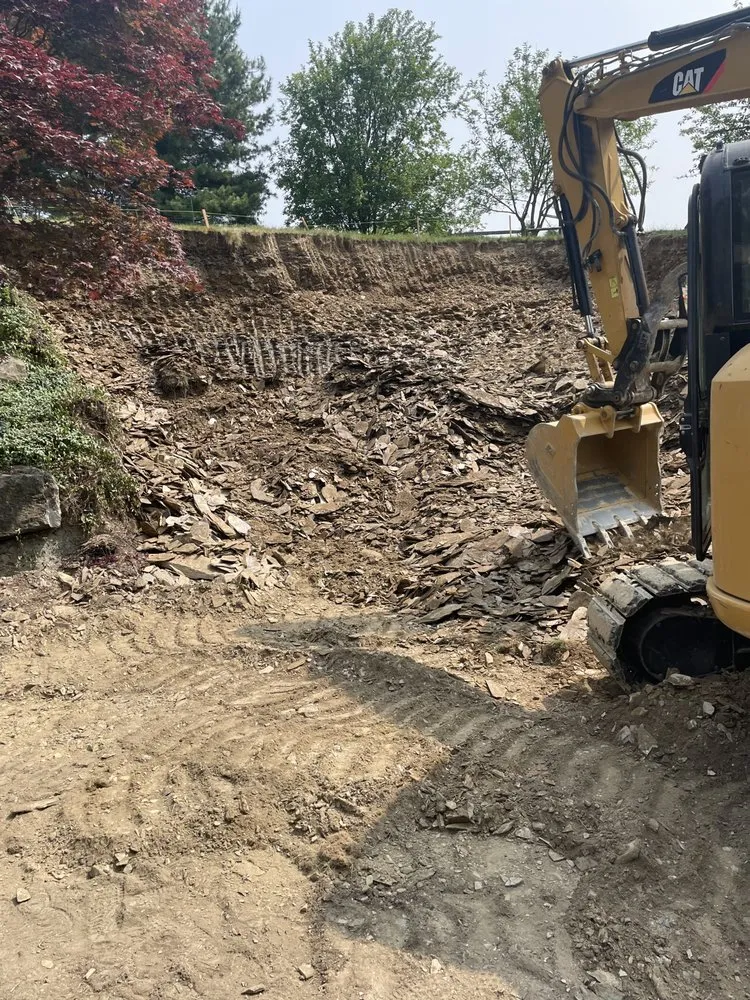 Slide of B&C Excavation