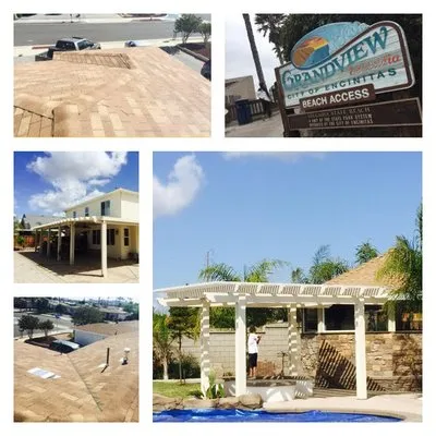 Beach Life Construction Logo