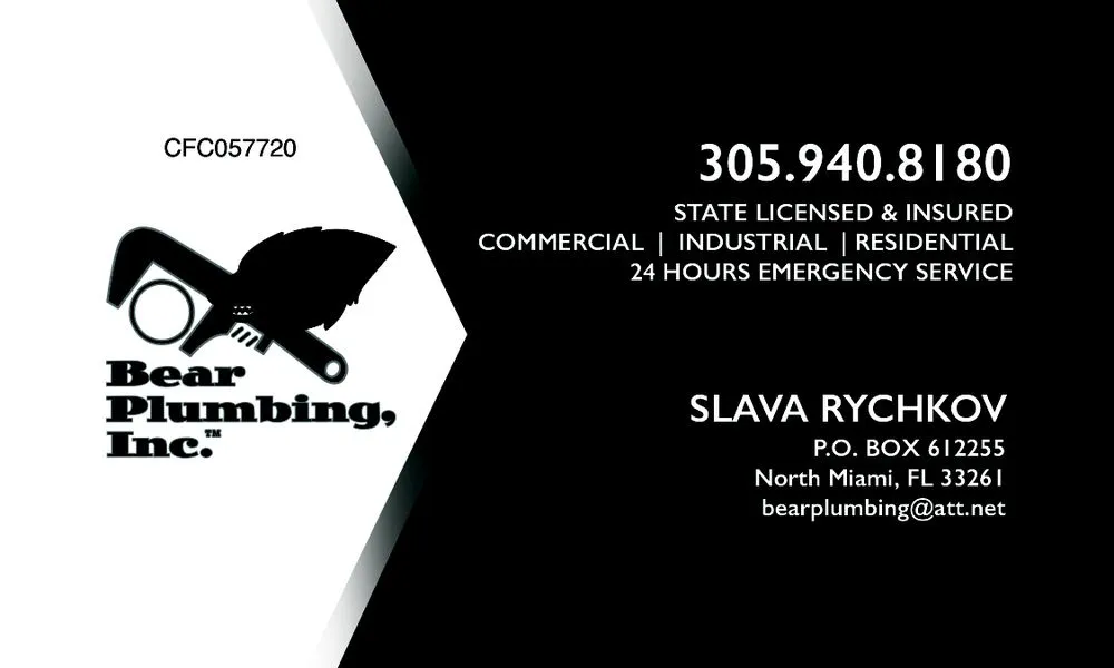 Slide of Bear Plumbing