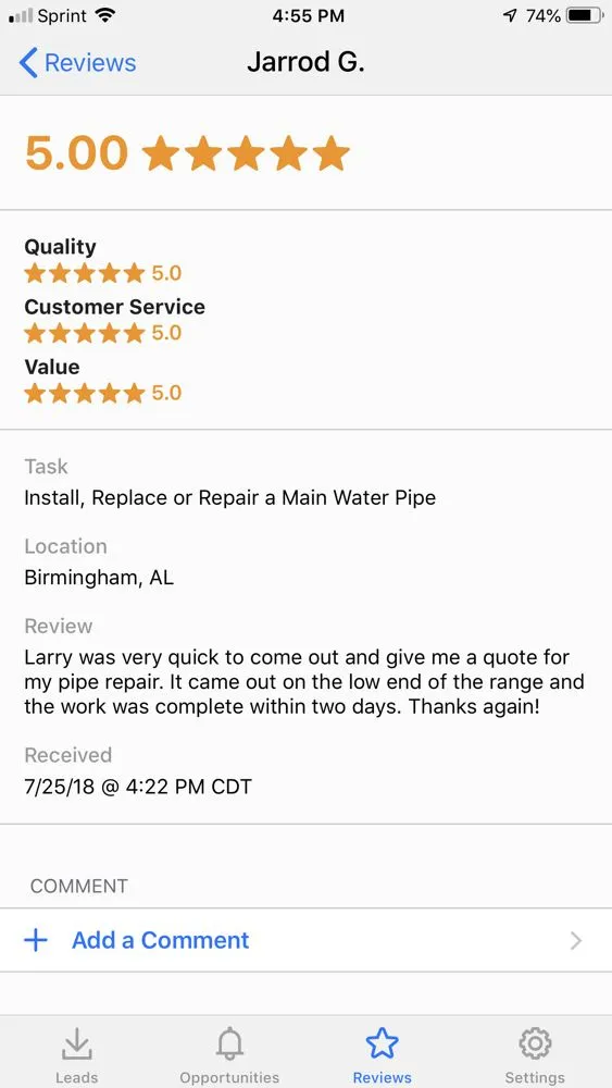 Slide of Bear Plumbing