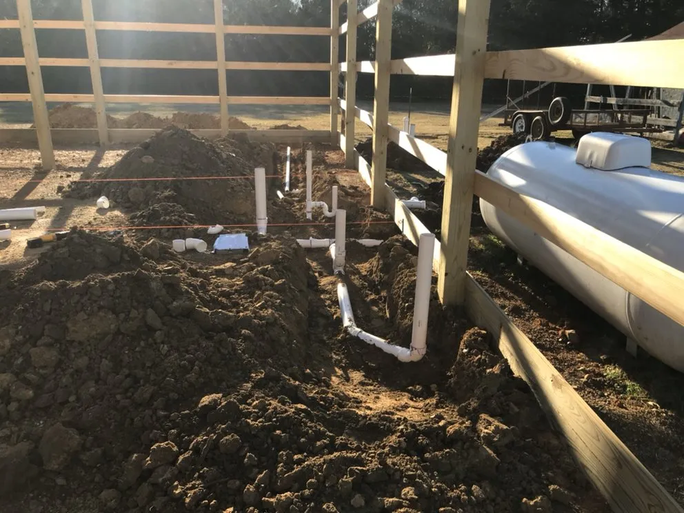 Slide of Beardsley plumbing