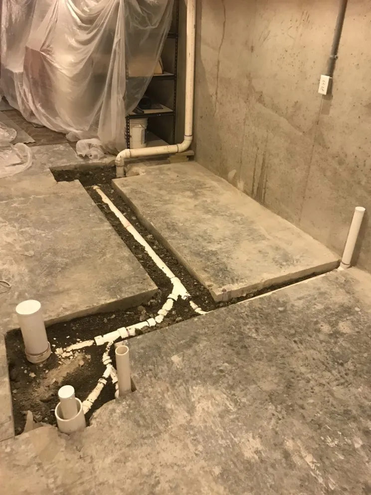 Slide of Beardsley plumbing