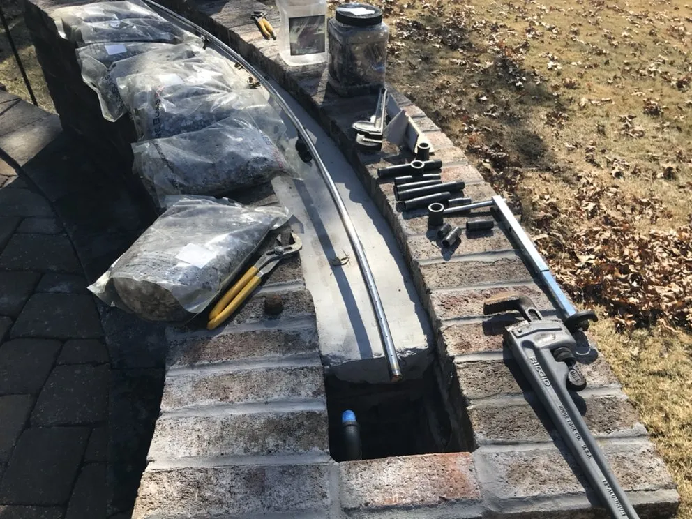 Slide of Beardsley plumbing