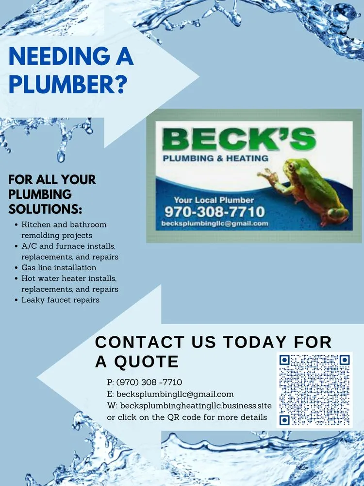 Slide of Beck's Plumbing and Heating