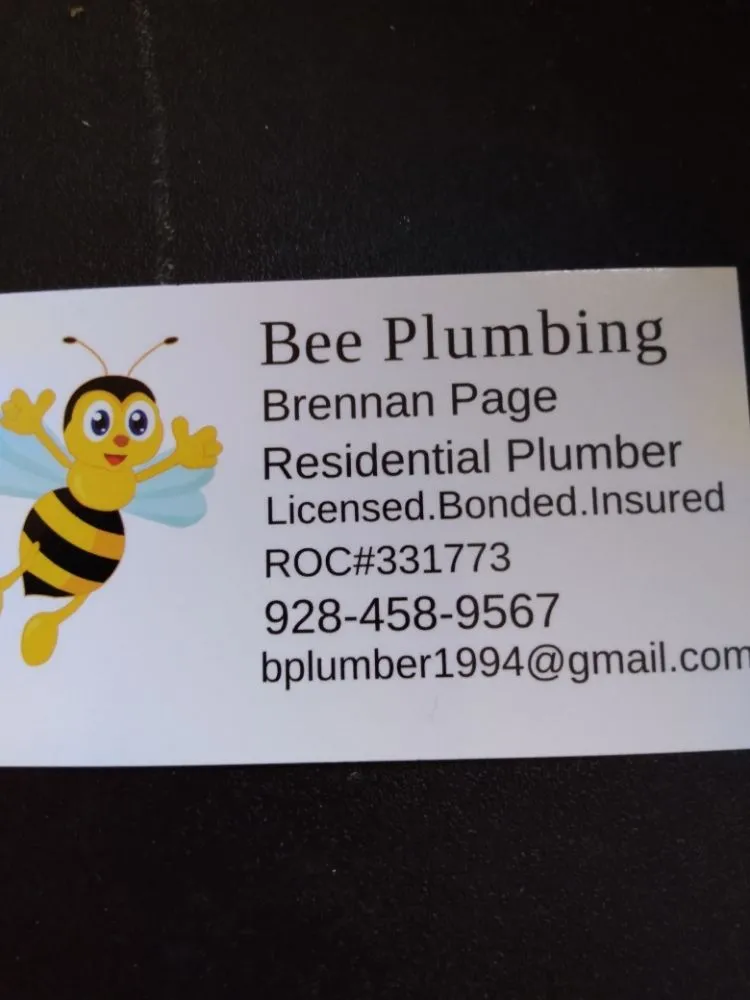 Slide of Bee plumbing