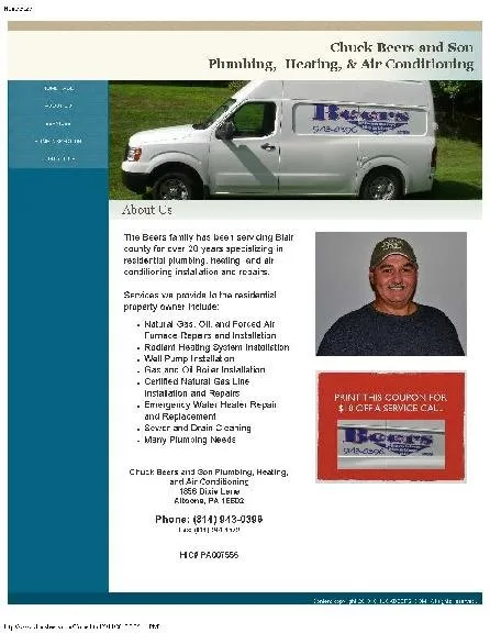 Slide of Beers Plumbing Heating & Cooling