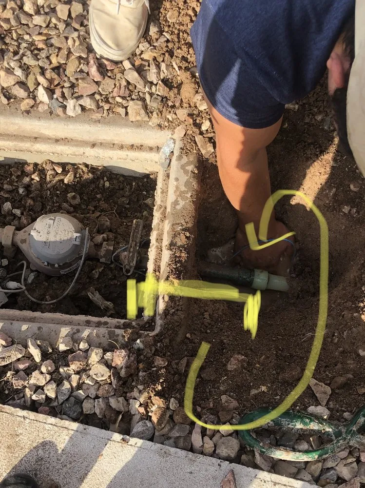 Slide of Before & After Plumbing and Drain