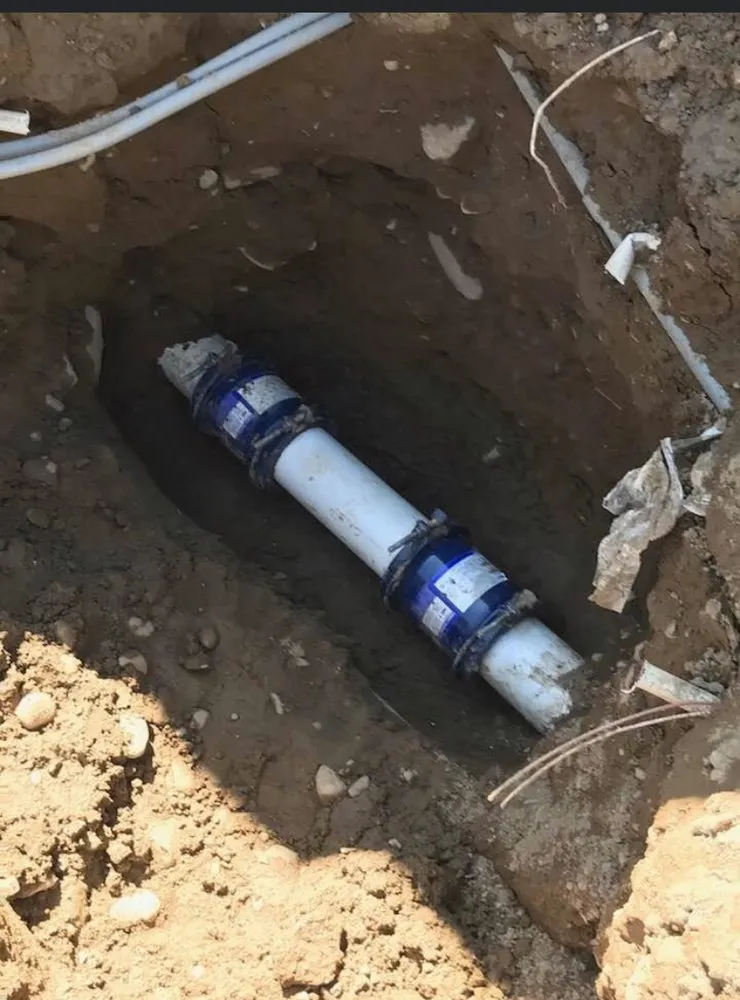 Slide of Before & After Plumbing and Drain