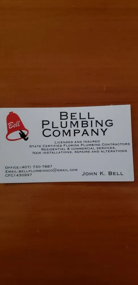 Slide of Bell Plumbing Company