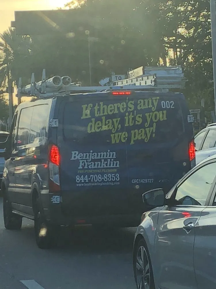 Slide of Ben Franklin Plumbing