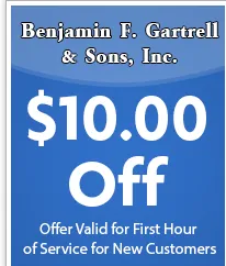 Slide of Benjamin F Gartrell & Sons