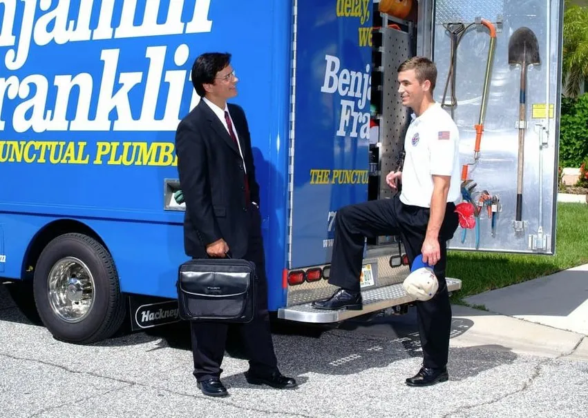 Slide of Benjamin Franklin - Henderson