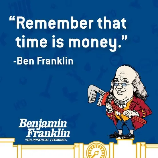 Slide of Benjamin Franklin