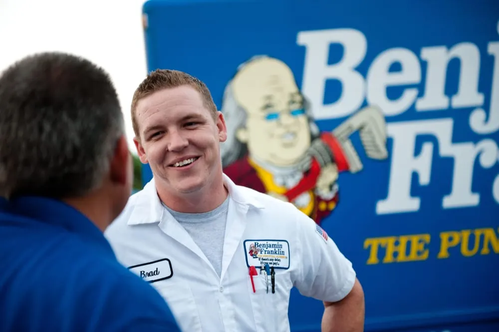 Slide of Benjamin Franklin Plumbing