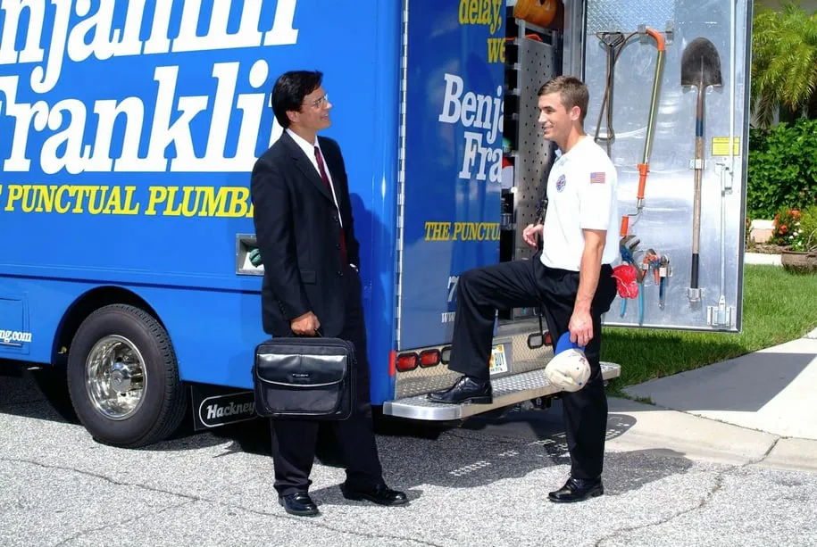 Slide of Benjamin Franklin Plumbing