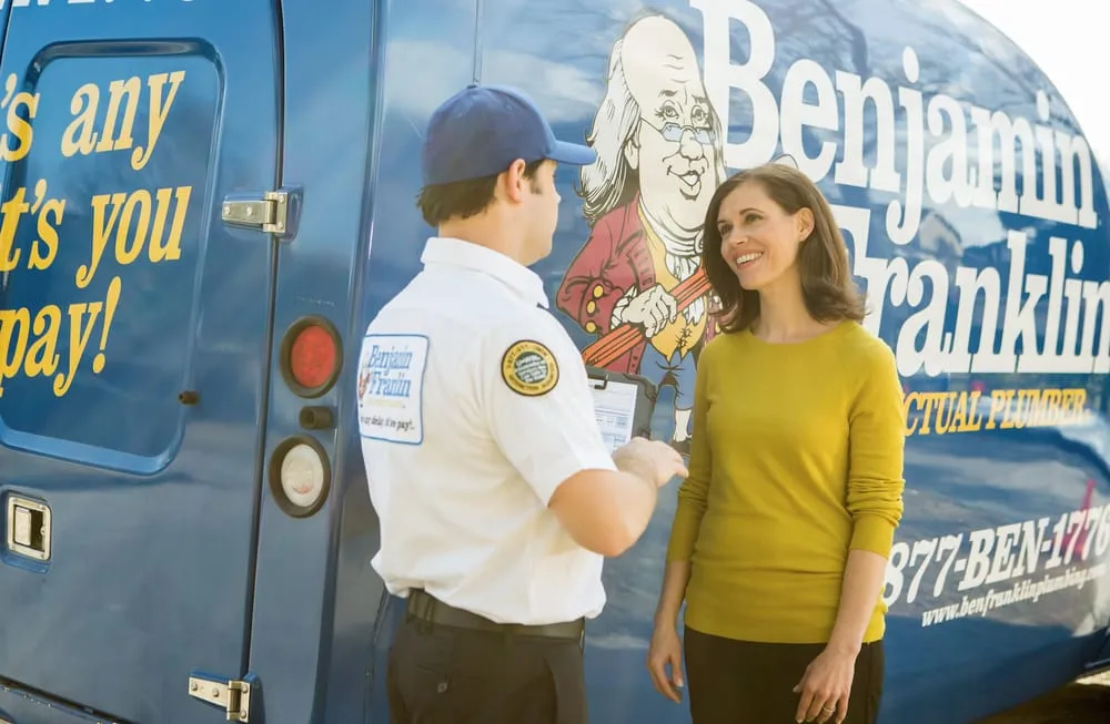 Slide of Benjamin Franklin Plumbing