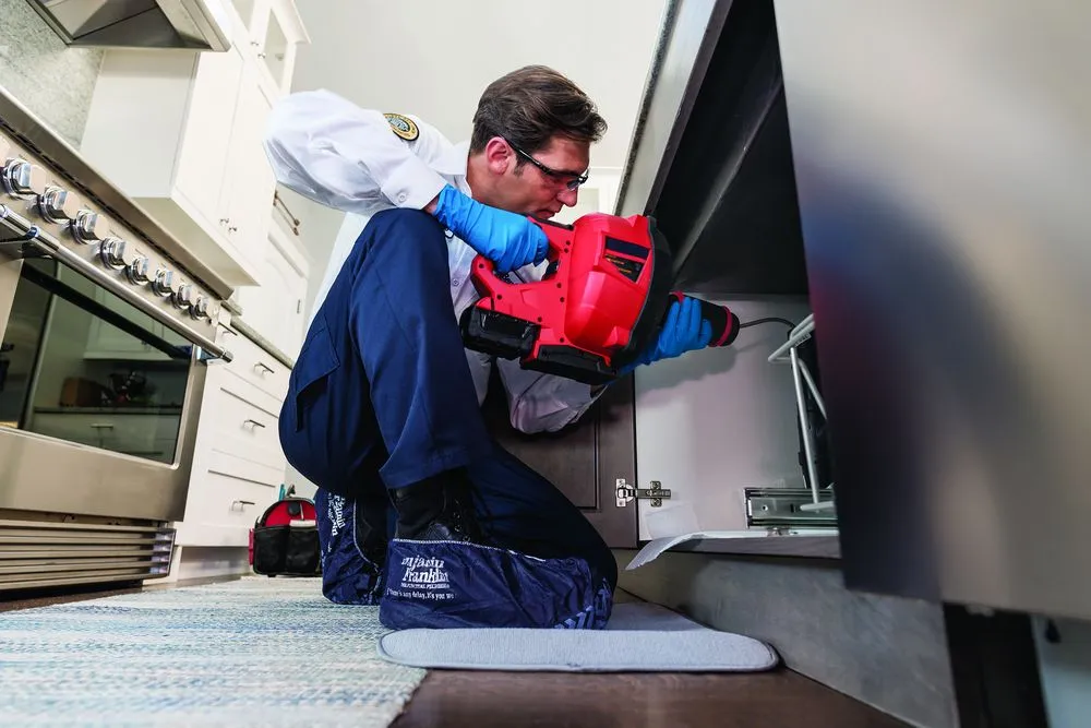 Professional drain cleaning in League City, TX by Benjamin Franklin Plumbing of League City