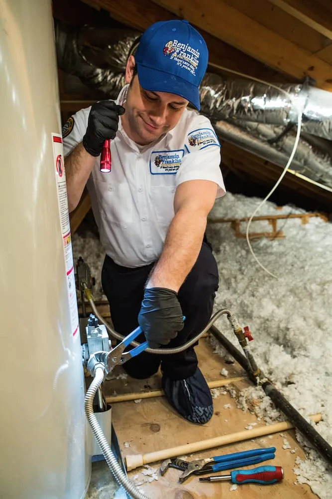 Reliable water heater service for homes in Prescott, AZ by Benjamin Franklin Plumbing of Prescott