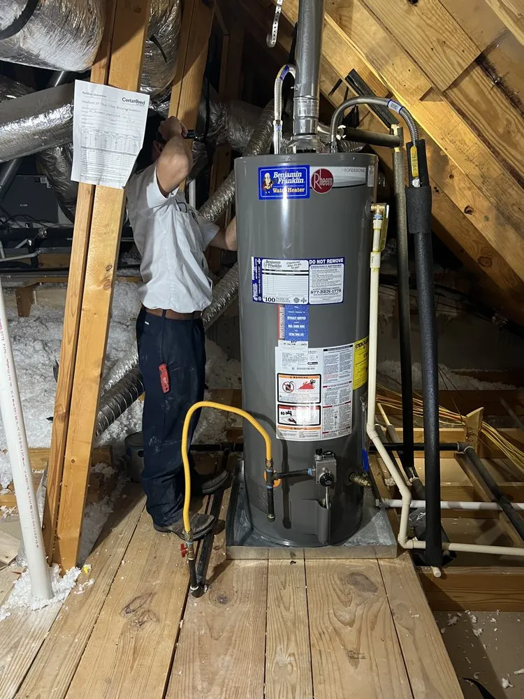 Slide of Benjamin Franklin Plumbing of Rosenberg