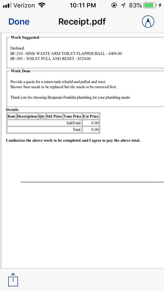 Slide of Benjamin Franklin Plumbing®