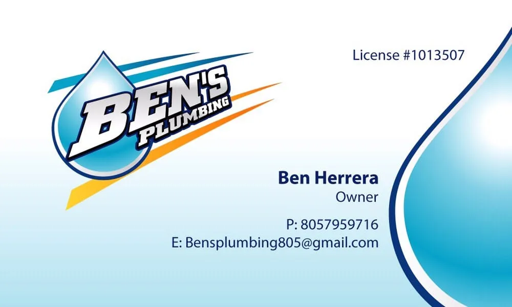 Slide of Ben's Plumbing