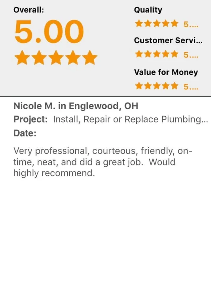 Slide of Bentley Plumbing and Drain Service