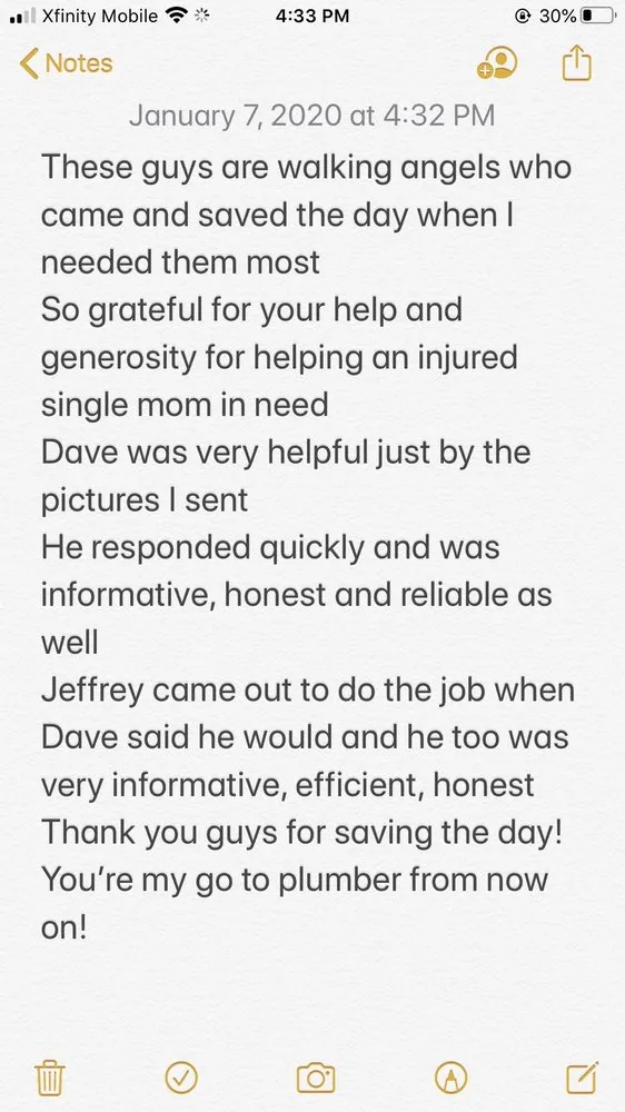 Slide of Bergeron Plumbing