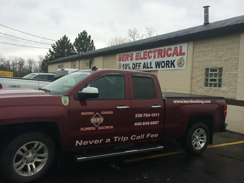 Slide of BER’s HVAC, Plumbing & Electric