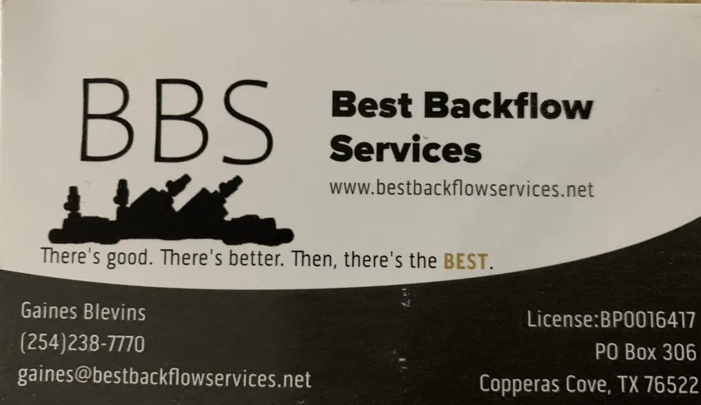 Slide of Best Backflow Services