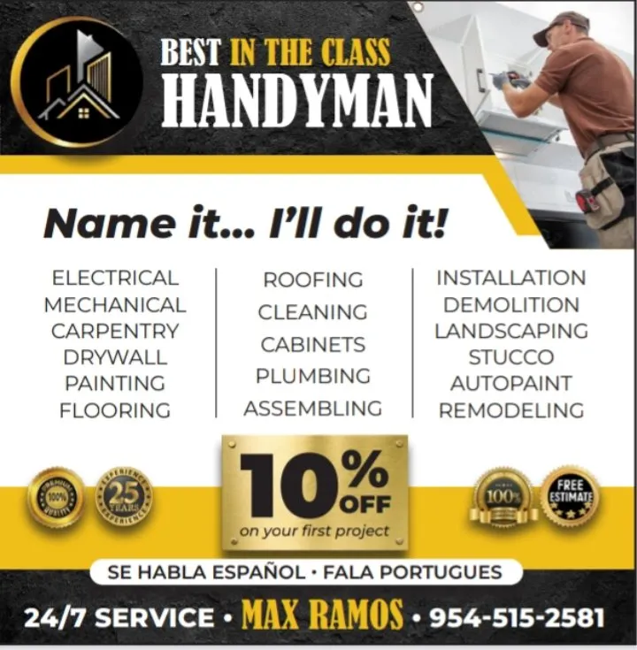 Slide of Best In The Class Handyman