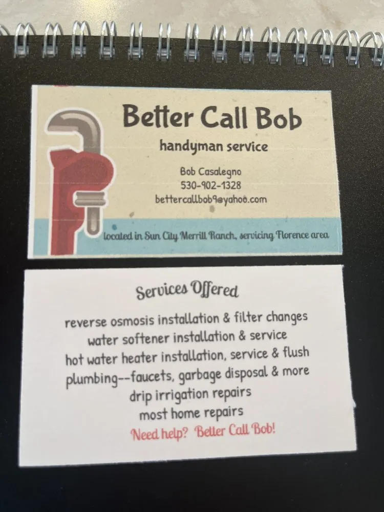 Slide of Better Call Bob Handyman Service