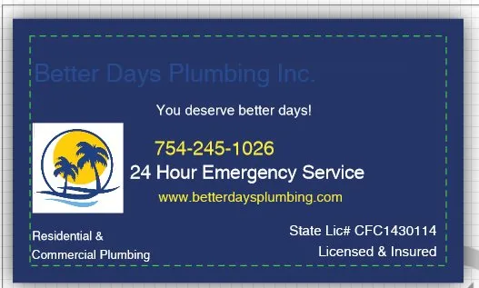 Slide of Better Days Plumbing