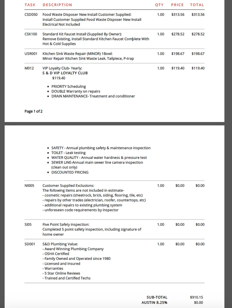 Slide of Beyond Wow Plumbing & Drains